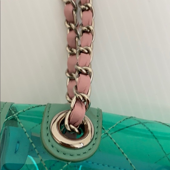 Toyboy Multi Colored Clear Plastic Purse - Picture 5 of 8